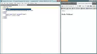 AngularJS Hello World