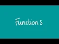 Functions Unit 1 and 2 VCE Maths Methods