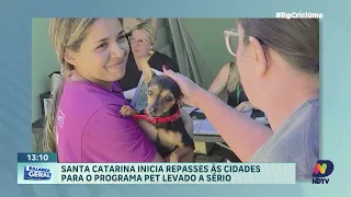 Repasses do Pet Levado a Sério reforçam política de castração em Santa Catarina