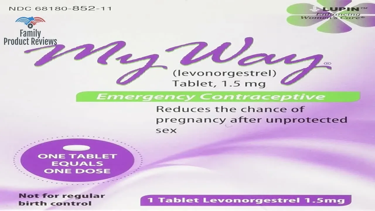 My Way Emergency Contraceptive 1 Tablet *Compare to Plan B One-Step* by Busuna
