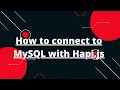 Hapi Tutorial in Hindi How to connect to MySQL with Hapi js