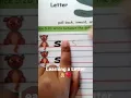 Writing the letter s