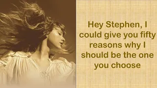 Download HEY STEPHEN - Taylor Swift (Taylor’s Version) (Lyrics) MP3