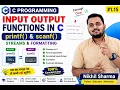 printf scanf in C Input Output Functions Streams Formatting Explained Hindi C Easy