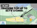 August 18th 2026 - Scattered storms threat for SE Wisconsin