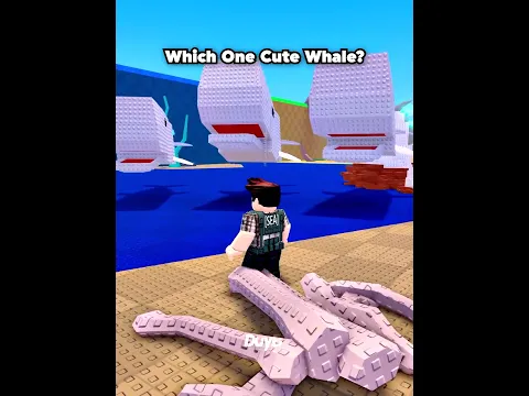 Which One Cute Whale?? 😂 #roblox #stealanegg #usa #duyb