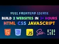 Frontend Developer Course with Projects Build 2 Websites HTML CSS JAVASCRIPT SASS ANIMATIONS