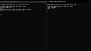 Client - Server Chat Application