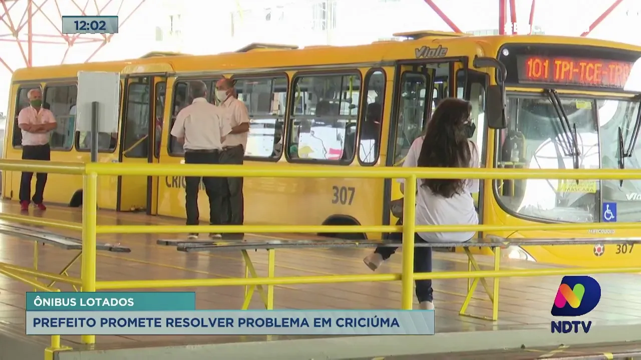 Empresas do transporte coletivo de Criciúma temem colapso no sistema por lotação dos ônibus
