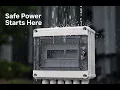 IP65 Waterproof Distribution Box Outdoor ABS Electrical Junction Box 5-24 Way Enclosure