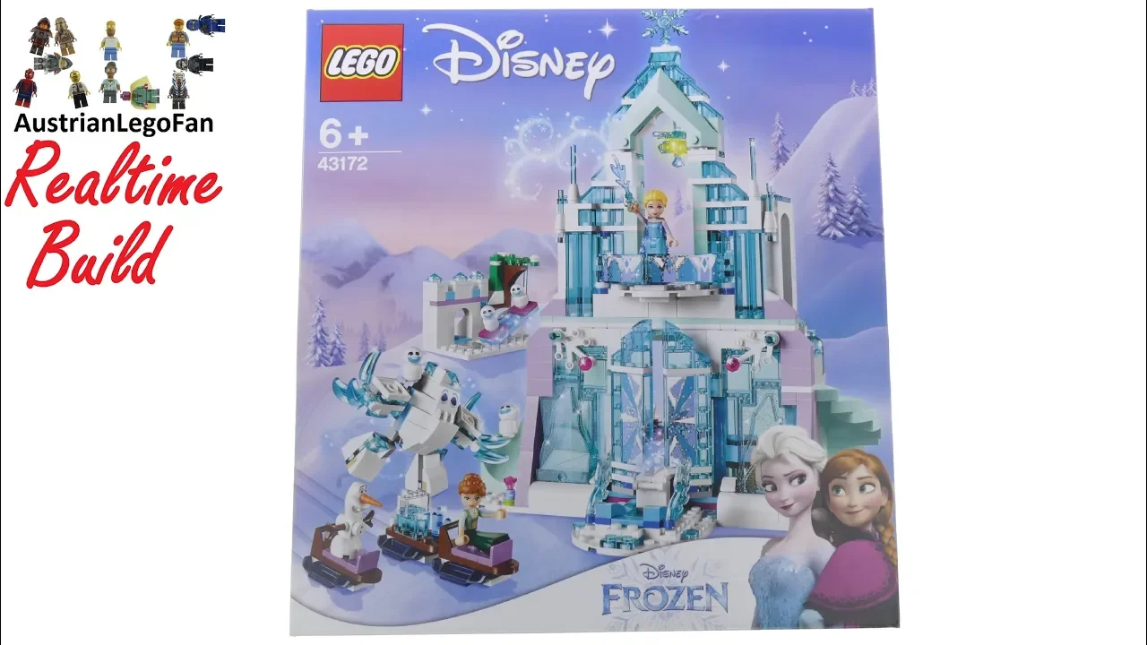 Let's build! LEGO Disney Princess Elsa's Sparkling Ice Castle 41062