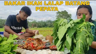 Download MUKBANG COBEK IKAN MUJAIR JUMBO || LALAP BATANG PEPAYA MENTAH MP3