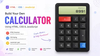 Creating a Calculator using HTML CSS JavaScript How to make a Calculator using HTML CSS JS