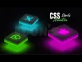 How to create a Ambient Light Effect CSS 3D Glowing Icon Animation Effect
