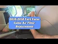 2010-2018 Ford Focus Cabin Air Filter Replacement cheap and easy