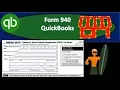 Form 940 QuickBooks Pro 2019