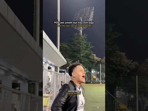 POV Jadi Pelatih bola tapi Mau main juga!! #shorts