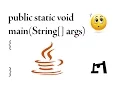 public static void main String args Java