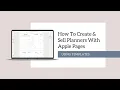 How To Create Printable Planners To Sell Using Apple Pages - It s A Whole Lot Easier Than Canva