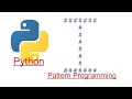 Printing I Hash shape in Python - Pattern of Python Programming