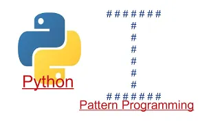 Printing I Hash shape in Python - Pattern of Python Programming