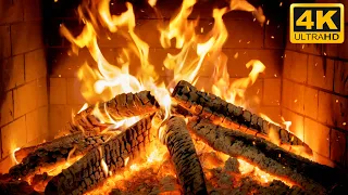 The Cozy Fireplace 12 HOURS With Real Wood Fire With Authentic Crackles For Zen Atmosphere 