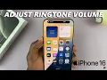 Download Lagu How To Adjust Ringtone Volume On iPhone 16 / 16 Pro