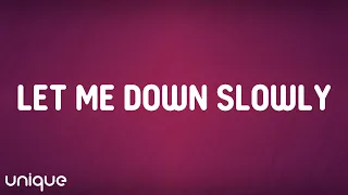 Alec Benjamin Let Me Down Slowly Lyrics 