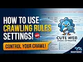 How to Use Crawling Rules Settings in Cute Web Email Extractor