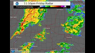 Central Indiana Radar Loop from December 10-11 2021 Severe Event