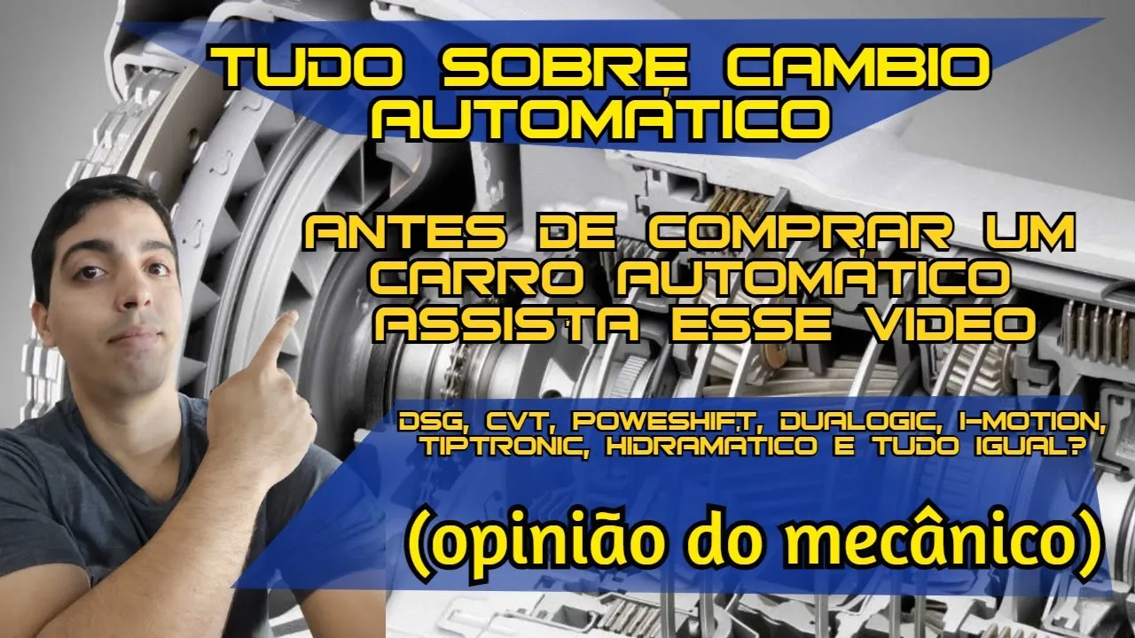 O melhor cambio automático? Dupla embreagem, CVT, Hidramático, qual a diferença? (Mecânico Responde)