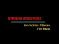 Spring Boot Microservices Interview - Selected