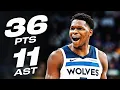 Anthony Edwards 36-PT DOUBLE-DOUBLE In Utah January 30 2025