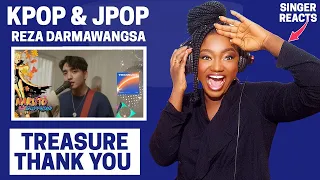 Download SINGER REACTS to KPOP x JPOP Treasure - THANK YOU (고마워) x KANA- BOON - Silhouette REACTION!!😱 | RZD MP3