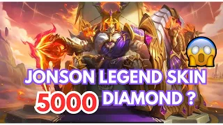 Finally Collect Done Jonson Legend Skin | Only Cost 5000 Diamond