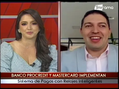 Banco Procredit y Mastercard implementan sistema de pagos con relojes inteligentes