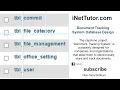 Document Tracking System Database Design Tutorial