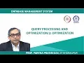 Query Processing and Optimization