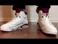 Download Lagu Nike Air Jordan Maroon retro 6 unbox and on feet review!