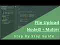 How To Upload File Using NodeJS and Express Multer Package Full Step By Step Guide EJS