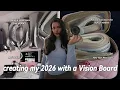 2026 VISION BOARD mood board goals settings