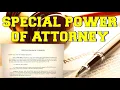 Special Power of Attorney SPA to Authorize a Representative