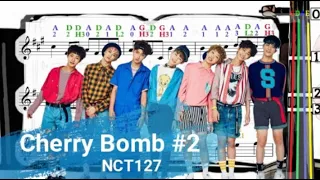 Download Cherry Bomb #2 | NCT127 | Violin SHEET MUSIC [With Fingerings] [Level 4] MP3
