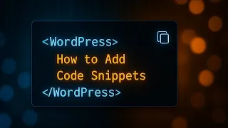 How to Add Code Snippets in WordPress The Code Rebel