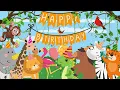 Lagu 2 HOUR Safari Birthday Theme Background | Happy Birthday Song
