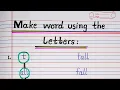 Make word using the letters