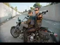 Download Lagu The Terminator 2: All Bike Scenes -  Harley-Davidson - FAT BOY - Schwarzenegger