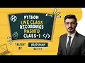 1-Learn Python Online Class Recordings in