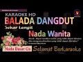 Lagu Karaoke Balada Dangdut - Sekar Langit (Ver. EPR) nada wanita Cis || Quality HD.