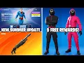 *NEW* Fortnite Summer Update! (ALL FREE REWARDS!)